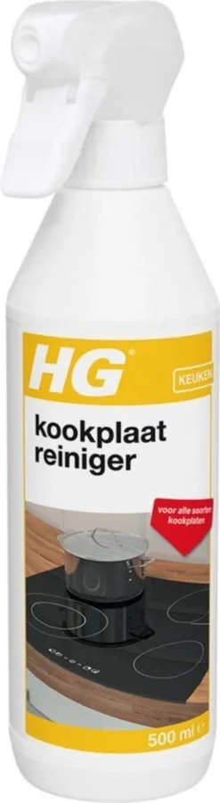 HG Kookplaatreiniger - 500ml - Streeploos Vetvrij - Dagelijks Gebruik - Geschikt Voor Alle Kookplaten -Schoonmaakartikelen Winkel 329x1200 4