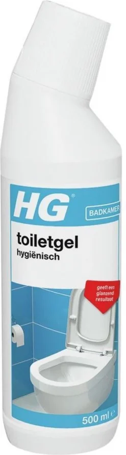 HG Toiletgel Hygiënisch - 500 Ml - Glanzend Resultaat - Krachtige Reiniger En Ontkalker -Schoonmaakartikelen Winkel 334x1200 6