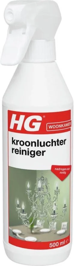 HG Kroonluchter Reiniger - 500ml - Snel Een Vlekkeloos Resultaat