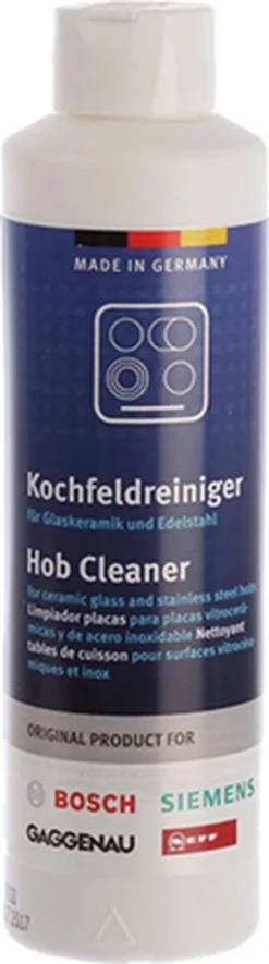 Bosch / Siemens Kookplaat Reiniger - 250 Ml -Schoonmaakartikelen Winkel 335x1200