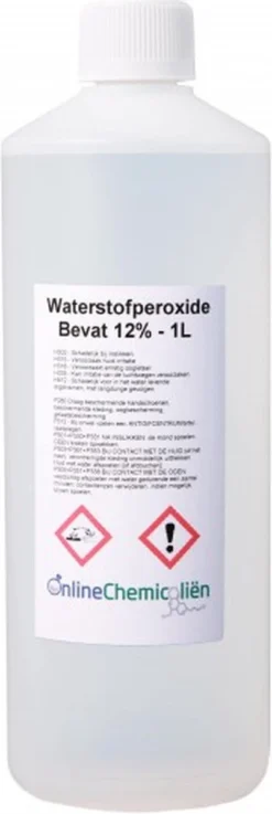 Waterstofperoxide 12% - Hydrogen Peroxide - 1liter