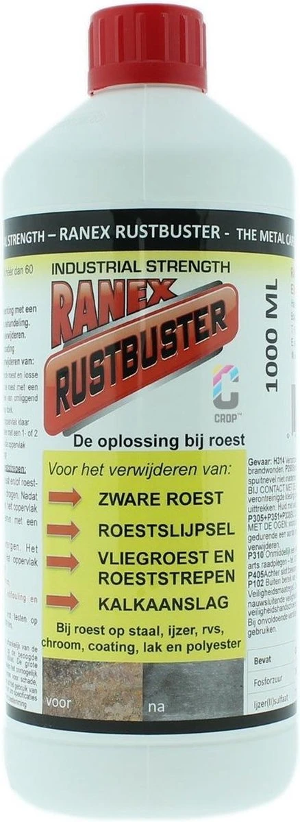 Ranex Rustbuster - Roestverwijderaar 1 Liter 1 Ranex Rustbuster - Roestverwijderaar 1 Liter