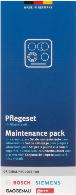Bosch / Siemens Kookplaat Onderhoudsset - Onderhoudsset Voor Keramische Oppervlakken -Schoonmaakartikelen Winkel 473x1200