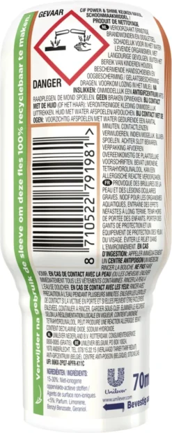 Cif CleanBoost Power & Shine Keuken Ecorefill Capsules - 10 X 70 Ml - Voordeelverpakking 9 Cif CleanBoost Power & Shine Keuken Ecorefill Capsules - 10 X 70 Ml - Voordeelverpakking -Schoonmaakartikelen Winkel 478x1200 2