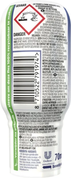 Cif Power & Shine Badkamer Ecorefill Capsule - 10 X 70 Ml - Voordeelverpakking -Schoonmaakartikelen Winkel 478x1200 3