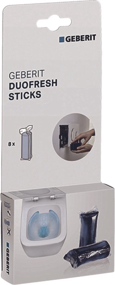 Geberit DuoFresh Sticks - 96 Stuks - Voordeelverpakking - Toilet/WC Blokjes Inbouwreservoir 7 Geberit DuoFresh Sticks - 96 Stuks - Voordeelverpakking - Toilet/WC Blokjes Inbouwreservoir - Afbeelding 7