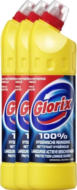 Glorix Original - 3 X 750 Ml - Bleek -Schoonmaakartikelen Winkel 487x1200