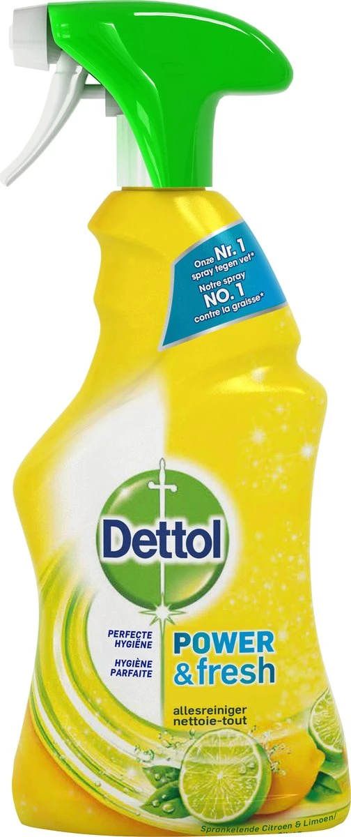 Dettol - Power & Fresh - Allesreinger Spray - Citrus - 6 X 500 Ml 4 Dettol - Power & Fresh - Allesreinger Spray - Citrus - 6 X 500 Ml - Afbeelding 4