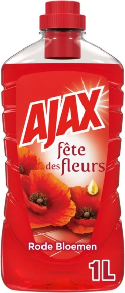 Ajax® Ajax Allesreiniger Fete De Fleur Rode Bloemen 1 Liter