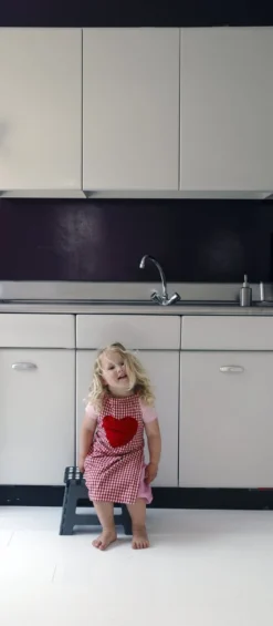 PUHLMANN - Inklapbare Kruk, JAMES, Plastic, Grijs, 22 Cm Hoog, Max 100 Kilo -Schoonmaakartikelen Winkel 525x1200