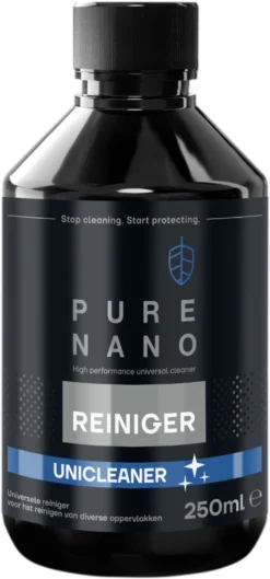 PURE NANO Glas - Nano Coating Voor 5 Jaar Heldere Ramen Met Minder Schoonmaakwerk - 250 Ml -Schoonmaakartikelen Winkel 560x1200