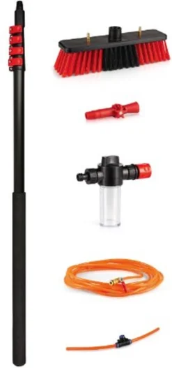 Chimb Telescopische Wasborstel - Uitschuifbare Waterborstel - Ramenwassen - 4,6 Meter - Met Zeepdispenser -Schoonmaakartikelen Winkel 562x1200