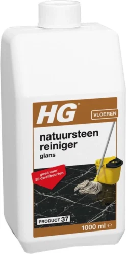 HG Natuursteenreiniger Glans (product 37) - 1L - Voor Regelmatig Gebruik Van Marmer En Kalkhoudend Natuursteen -Schoonmaakartikelen Winkel 596x1200 1