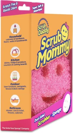 Scrub Daddy - Scrub Mommy Krasvrije Spons Dubbelzijdig Roze 21 Scrub Daddy - Scrub Mommy Krasvrije Spons Dubbelzijdig Roze -Schoonmaakartikelen Winkel 660x1200 3