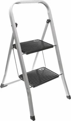 Excellent Houseware Inklapbare Keukentrap - 2 Treden - Tot 150kg - Metaal 8 Excellent Houseware Inklapbare Keukentrap - 2 Treden - Tot 150kg - Metaal -Schoonmaakartikelen Winkel 700x1200