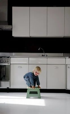 PUHLMANN - Inklapbare Kruk, JAMES, Plastic, Groen, 22 Cm Hoog, Max 100kilo -Schoonmaakartikelen Winkel 744x1200