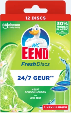 WC Eend Fresh Discs Navul Duo Lime 72 Ml