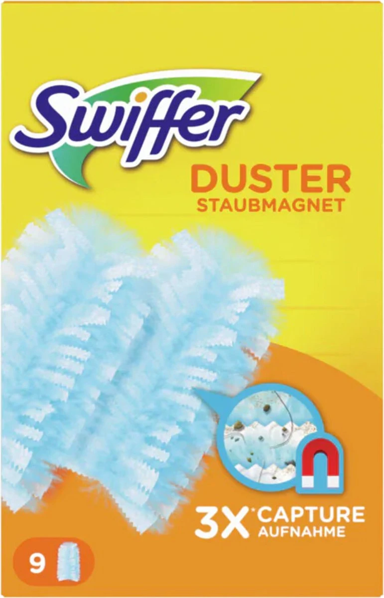 Swiffer Duster Trap & Lock - 9 Stuks - Navul Stofdoekjes 1 Swiffer Duster Trap & Lock - 9 Stuks - Navul Stofdoekjes