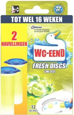 WC Eend Fresh Discs Navul Duo Lime 72 Ml -Schoonmaakartikelen Winkel 773x1200