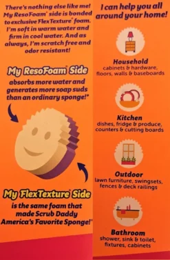 Scrub Daddy - Scrub Mommy Spons Krasvrij Dubbelzijdig Paars 10 Scrub Daddy - Scrub Mommy Spons Krasvrij Dubbelzijdig Paars -Schoonmaakartikelen Winkel 786x1200 2