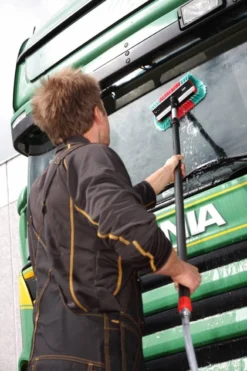 Vikan 524752 Hoekborstel Met Watertoevoer High/Low 280mm Zacht/Gespleten Haren -Schoonmaakartikelen Winkel 799x1200