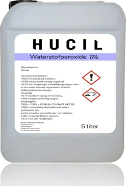 Waterstofperoxide 6% - Zuurstofwater 6 % - 5 Liter
