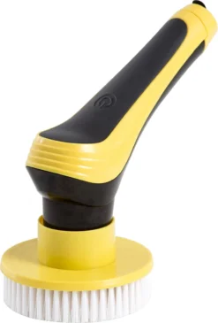 Trendosa Elektrische Schoonmaakborstel - Elektrische Schrobborstel - Poetsmachine - Handborstel - Scrubber- De Badkamer/Keuken/Auto- 10 Opzetstukken Geel -Schoonmaakartikelen Winkel 813x1200