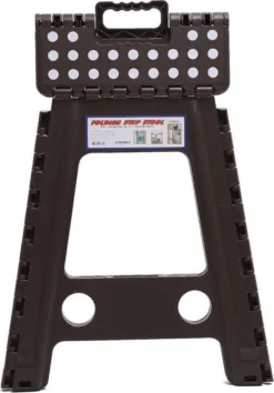 Merkloos Verdikt Kunststof Klapkruk-draagbaar-opvouwbare Kruk-Met Antislip Oppervlak Zwart 29x22cmx45cm -Schoonmaakartikelen Winkel 837x1200