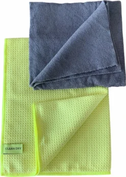 Merkloos Ramenset Raamdoeken Microvezel Glasdoeken Droogdoek Ramen Clean Dry Geel/Grijs -Schoonmaakartikelen Winkel 857x1200 2