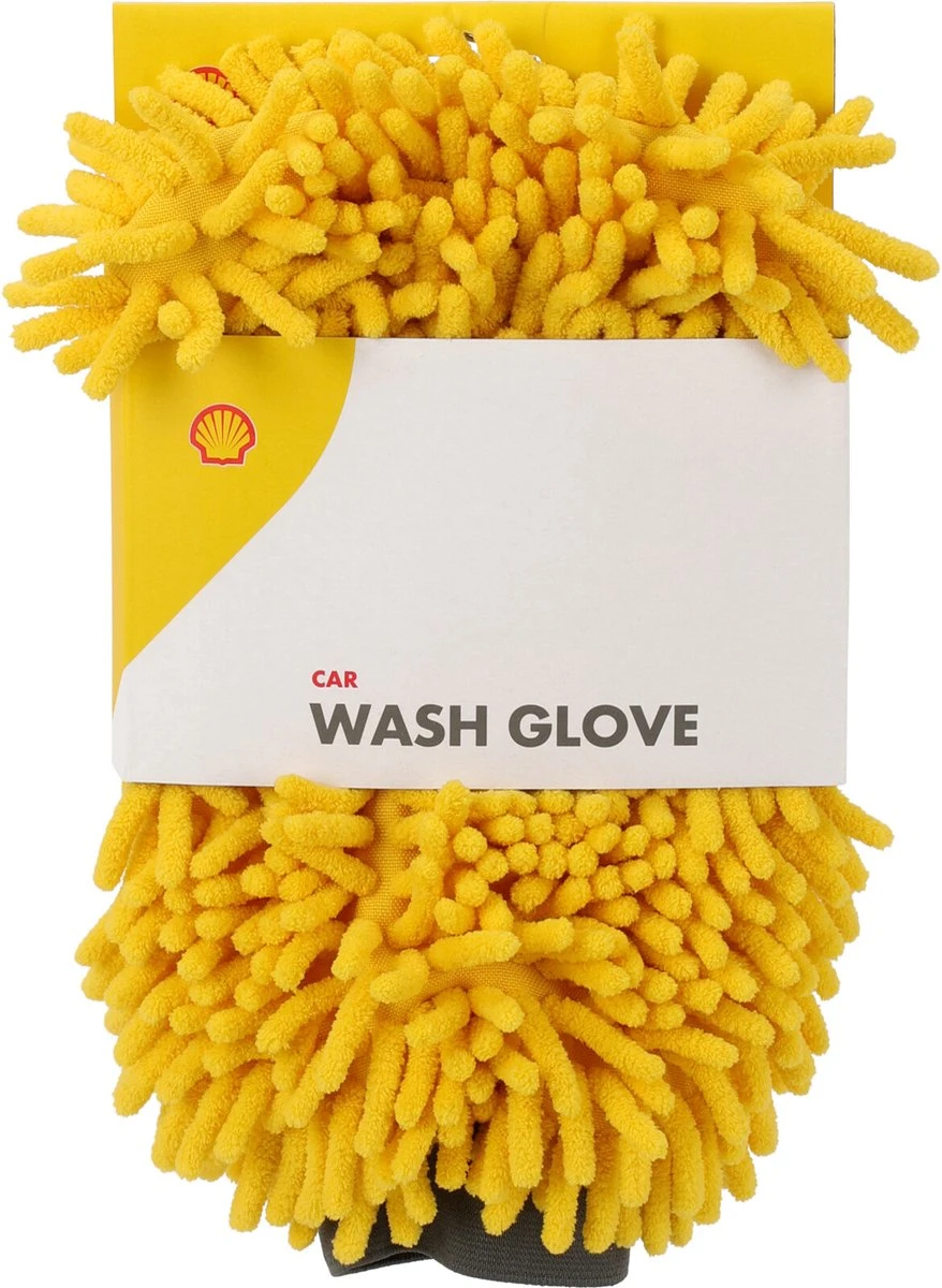 Shell Auto Washandschoen - Schoonmaak Handschoen - Auto Washandschoen - Schoonmaakhandschoenen - Washandschoen Auto - Geel 2 Shell Auto Washandschoen - Schoonmaak Handschoen - Auto Washandschoen - Schoonmaakhandschoenen - Washandschoen Auto - Geel - Afbeelding 2