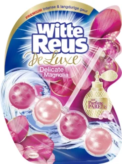 Witte Reus DeLuxe Toiletblok - Delicate Magnolia - WC Blokjes Voordeelverpakking - 10 Stuks -Schoonmaakartikelen Winkel 894x1200