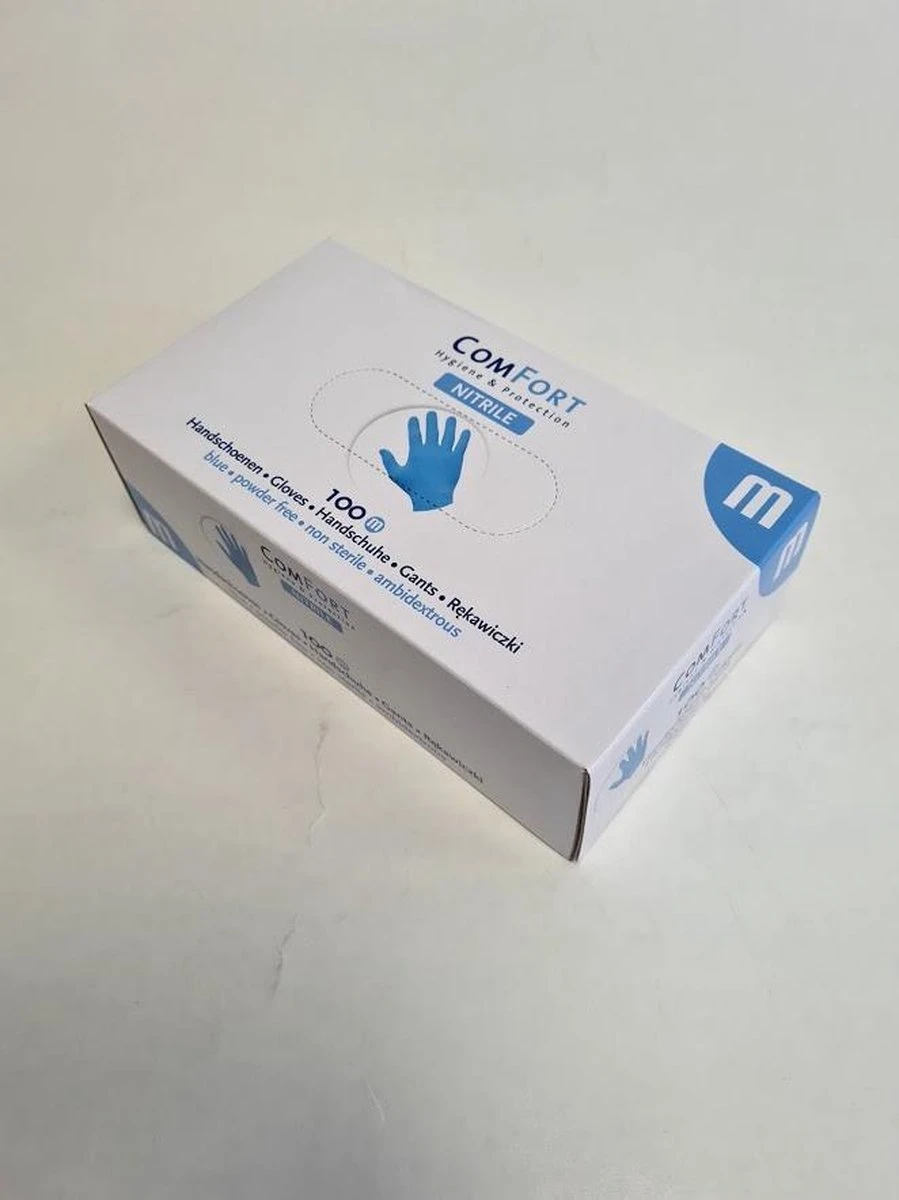 Merkloos Comfort Nitril Wegwerp Handschoenen - Poedervrij - Blauw - Maat M - 100 Stuks 5 Merkloos Comfort Nitril Wegwerp Handschoenen - Poedervrij - Blauw - Maat M - 100 Stuks - Afbeelding 5