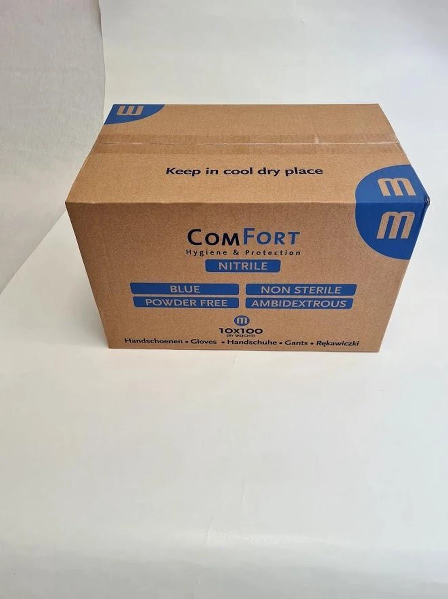 Merkloos Comfort Nitril Wegwerp Handschoenen - Poedervrij - Blauw - Maat M - 100 Stuks 7 Merkloos Comfort Nitril Wegwerp Handschoenen - Poedervrij - Blauw - Maat M - 100 Stuks - Afbeelding 7
