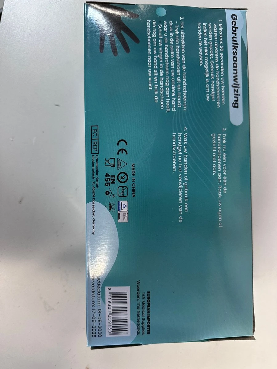 Handschoenen Wegwerp Nitril - Latex Vrij - Ongepoederd - Zwart - Maat L - 100 Stuks 3 Handschoenen Wegwerp Nitril - Latex Vrij - Ongepoederd - Zwart - Maat L - 100 Stuks - Afbeelding 3