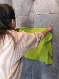 Microvezelstore.nl - Droogdoek Badkamer - Quick Dry / Fastdry Droogdoek - Groot 60x90cm - Groen -Schoonmaakartikelen Winkel 900x1200 26