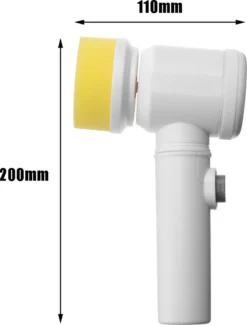 V&P Magic Brush - Elektrische Multifunctionele Schoonmaakborstel - 3 Opzetstukken - Wasborstel - Poetsmachine - Schrobborstel - Handborstel - Werkborstel - Schrobber - Boorborstel - Schoonmaakmiddelen - Reinigingsborstel -Schoonmaakartikelen Winkel 913x1200