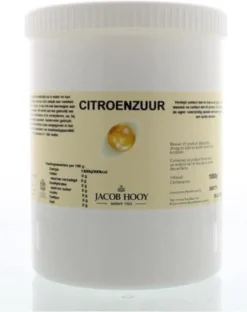 Jacob Hooy Citroenzuur Meelkristal 1 Kg -Schoonmaakartikelen Winkel 949x1200 1
