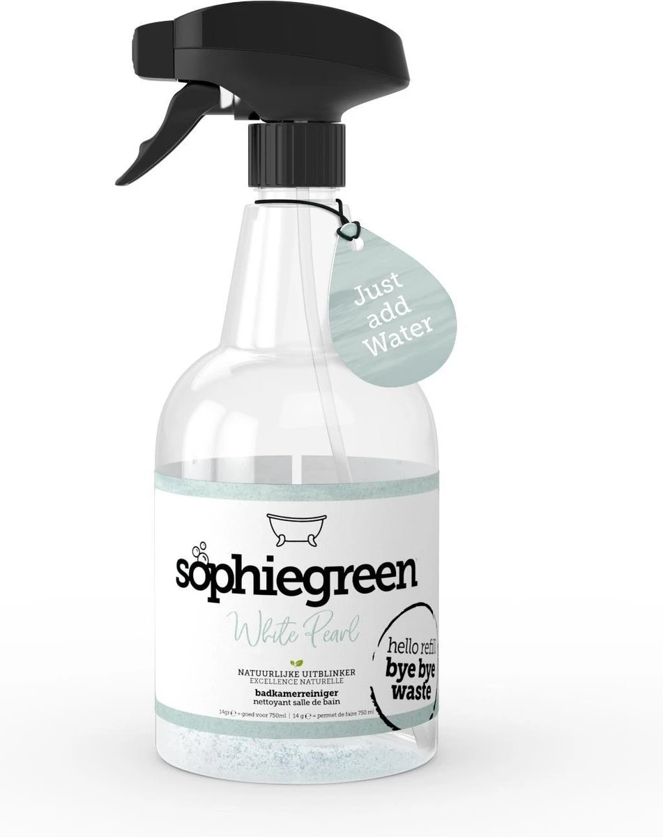 SophieGreen Full House Pakket: Allesreiniger + Keukenreiniger + Badkamerreinger + Sopje Allesreiniger 100g 6 SophieGreen Full House Pakket: Allesreiniger + Keukenreiniger + Badkamerreinger + Sopje Allesreiniger 100g - Afbeelding 6