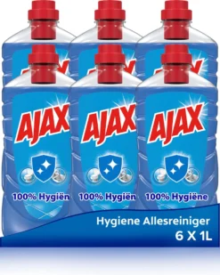 Ajax® Ajax Allesreiniger 100% Hygiene 6 X 1L - Voordeelverpakking